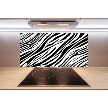 Obklad Skleněný panel do kuchynské linky Zebra pozadí