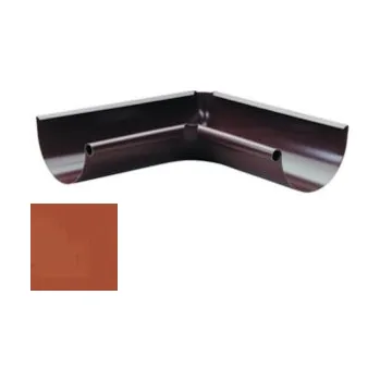 okap SATJAM Okapový systém 150 ZKO 150 žlabový kout RAL 8004 cihlově červená