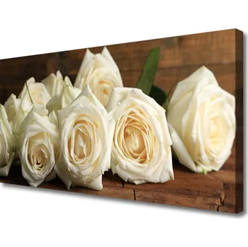 Obraz Obraz na plátně Růže Květiny Rostlina 125x50 cm