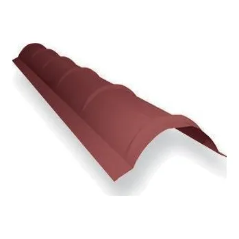 RUUKKI Oplechování krytiny 50 Hřebenáč oblý RA1BR0 2m RR 029 Červená