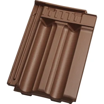 pálená krytina TONDACH Traditon 11 (Falcovka 11) STOD Posuvná vět.přip.hřebene nová Tmavě hnědá engoba