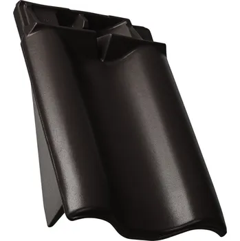 pálená krytina TONDACH Sensaton 11 (Samba 11) HRANICE Taška připojení hřebene levá Černá Amadeus Glazura