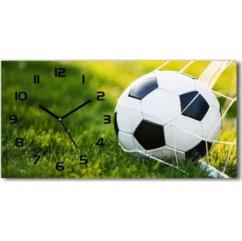 Hodiny Skleněné hodiny na stěnu tiché Míč v brance