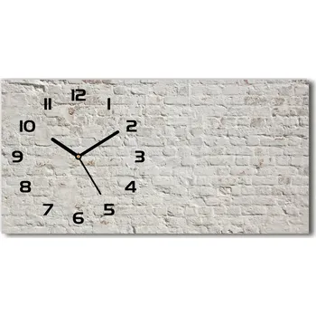 Hodiny Skleněné hodiny na stěnu tiché Zděná zeď