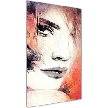Obraz Vertikální Fotoobraz na skle Abstrakce žena