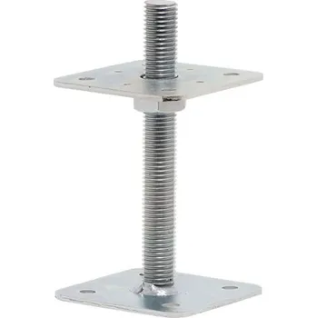 Tesařské kování TESAŘSKÉ KOVÁNÍ PATKA PILÍŘE 110x110 tyč M24 v.250 Zn