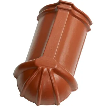 Střešní krytina TONDACH Hřebenáč HRANICE UH nárožní dlouhé č. 2 (š. 21 cm) Cihlově červená režná