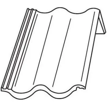 Střešní krytina BRAMAC MAX Taška pultu základní 1/1 Červeno Hnědá