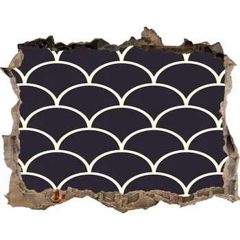 Fototapeta Fotoobraz díra na stěnu nálepka Rybí šupiny