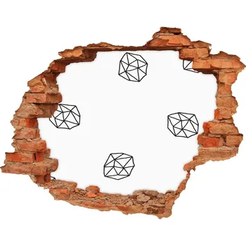 Fototapeta Fotoobraz díra na stěnu Abstraktní vzor