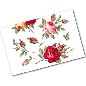 Kuchyňské prkénko Deska na krájení tvrzená Růže