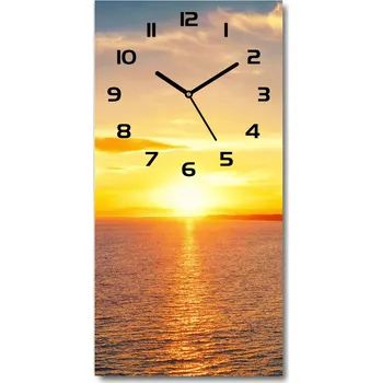 Hodiny Nástěnné hodiny Západ slunce moře