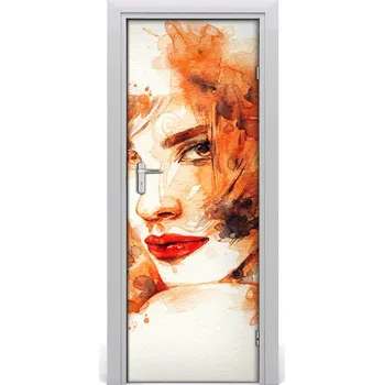 Fototapeta Samolepící fototapeta na dveře Abstrakce žena 75x205 cm