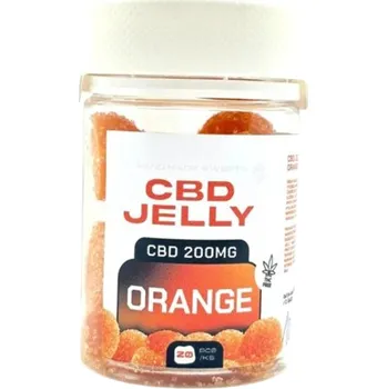 CZECHCBD CBD Jelly 200 mg Pomeranč, 20 ks