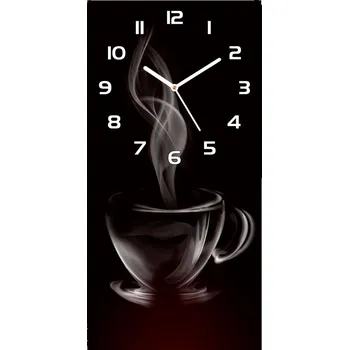 Hodiny Nástěnné hodiny tiché Aromatická káva