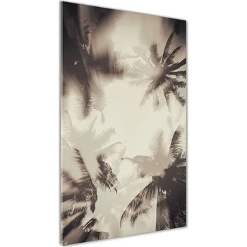 Obraz Vertikální Fotoobraz skleněný na stěnu do obýváku Palmy