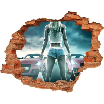 Fototapeta Foto fotografie díra na zeď Začátek závodu