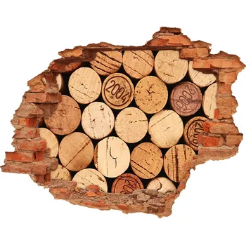 Fototapeta Nálepka 3D díra Korek z vína