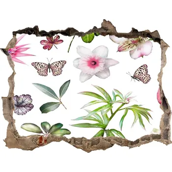 Fototapeta Fototapeta díra na zeď Tropická kolekce