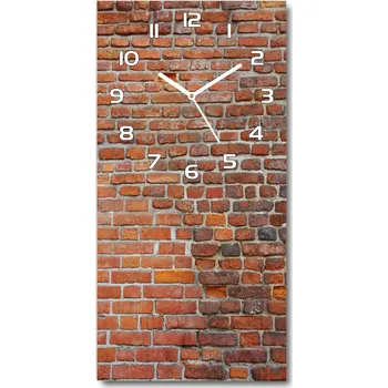 Hodiny Nástěnné skleněné hodiny Zděná zeď