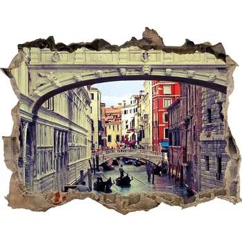 Fototapeta Fototapeta díra na zeď 3D Benátky Itálie