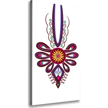 Obraz Vertikální Foto obraz na plátně Polský lidový vzor