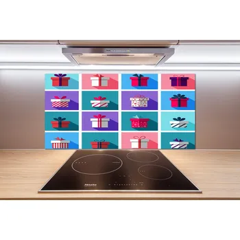 Obklad Skleněný panel do kuchynské linky Dárky