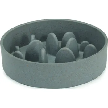 Miska pro psa Miska Dog Bambus 410ml zpomalovací - šedá