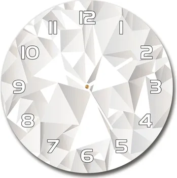 Hodiny Skleněné hodiny kulaté Abstraktní pozadí