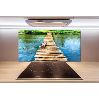 Obklad Panel do kuchyně Dřevěný most