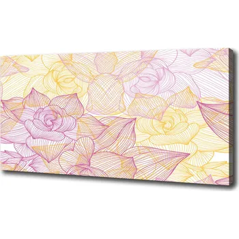 Obraz Foto obraz na plátně do obýváku Květinový vzor