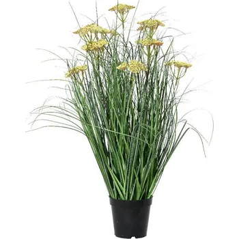 umělá květina Kaemingk Klinopád v květináči, žlutý, 35x65 cm, KSD