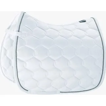 Deka pro koně Podsedlová dečka Eskadrn Glossy Wave Contrast, bílá, pony DR