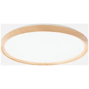 Kruhové stropní svítidlo LED 36W světlé dřevo ORO-OLMO 39 cm