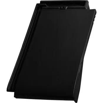 pálená krytina TONDACH Planoton 11 (Figaro 11) HRANICE Okrajová taška pravá Černá engoba