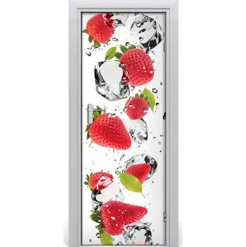 Fototapeta Fototapeta na dveře samolepící jahody 85x205 cm