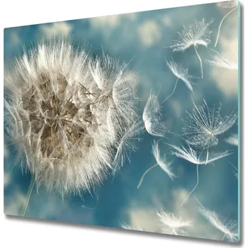 Kuchyňské prkénko Skleněná krájecí deska pampelišky 60x52 cm