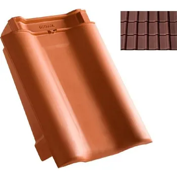 CREATON Balance LENTI Okrajová taška levá Tmavě hnědá engoba