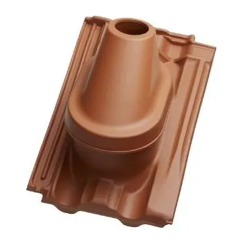 pálená krytina TONDACH Průchody střechou Traditon 11 Komplet anténní průchodka Cihlově červená režná