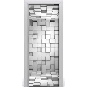 Fototapeta Samolepící fototapeta na dveře Šestiúhelníky 75x205 cm