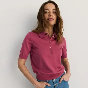 Dámský svetr Reserved - Svetr s krátkým rukávem - světle fialová - 923FG-34X - 923FG-34X-S