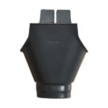 okap OKAPY POZINK LAKOVANÉ ZAMBELLI Pozink-lak žlaby r.š. 330 mm Kotlík oválný 330/120 RAL 7016 černá antracit