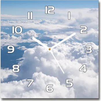 Hodiny Skleněné hodiny čtverec Pohled z letadla