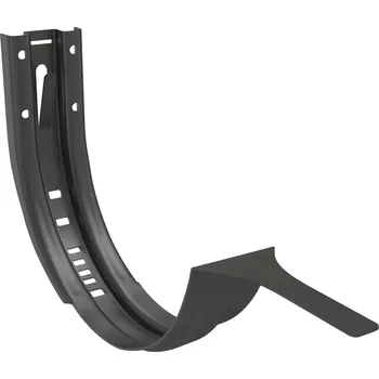 okap OKAPY POZINK LAKOVANÉ ZAMBELLI Pozink-lak žlaby r.š. 280 mm Žlabový hák 280 čelní montáž RAL 7016 černá antracit