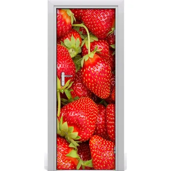 Fototapeta Fototapeta na dveře samolepící jahody 75x205 cm