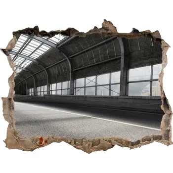 Fototapeta Fototapeta díra na zeď 3D Cesta v tunelu