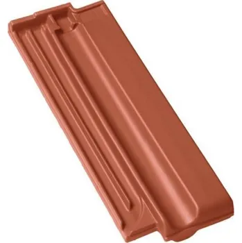 pálená krytina BRAMAC Granát 13 Půlená taška 1/2 Měděná engoba