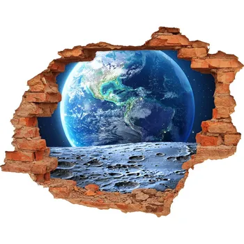 Fototapeta Foto fotografie díra na zeď Země