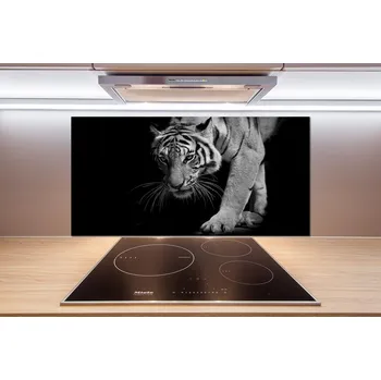 Obklad Skleněný panel do kuchyně Tygr