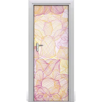 Fototapeta Samolepící fototapeta na dveře květiny 95x205 cm